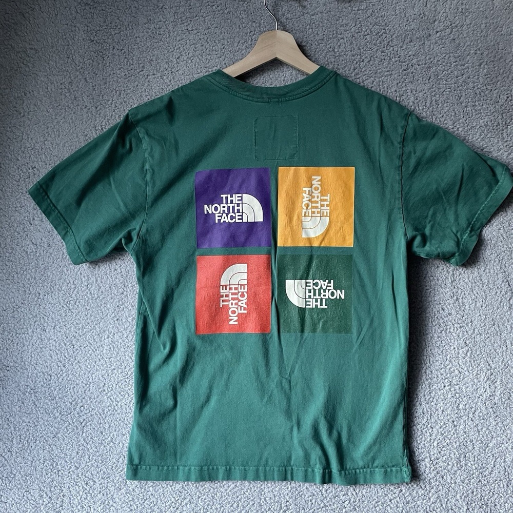The North Face Mens Evergreen Colorblock Logo T-Shirt Medium A5EIKNL